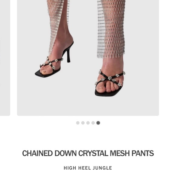 Free People x High heel jungle chained down pants new in package - Picture 2 of 5